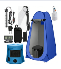 Goody King Portable Camping Shower, Foldable Bucket, Outdoor Shower Kit, 25L